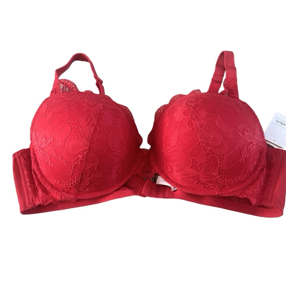 Auden Scarlet Lace Underwire Bra